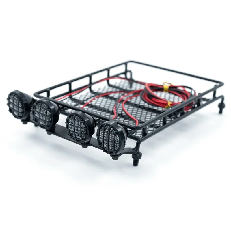 Universal Roof Racks With LED Light for 114 112 110 RC Crawler Car SCX10 CC01 MN D90 D91 D99 MN90