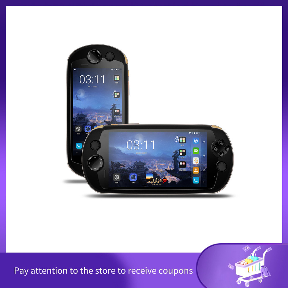 Moqi i7 dual sim card android system 5800mAh handheld smart game