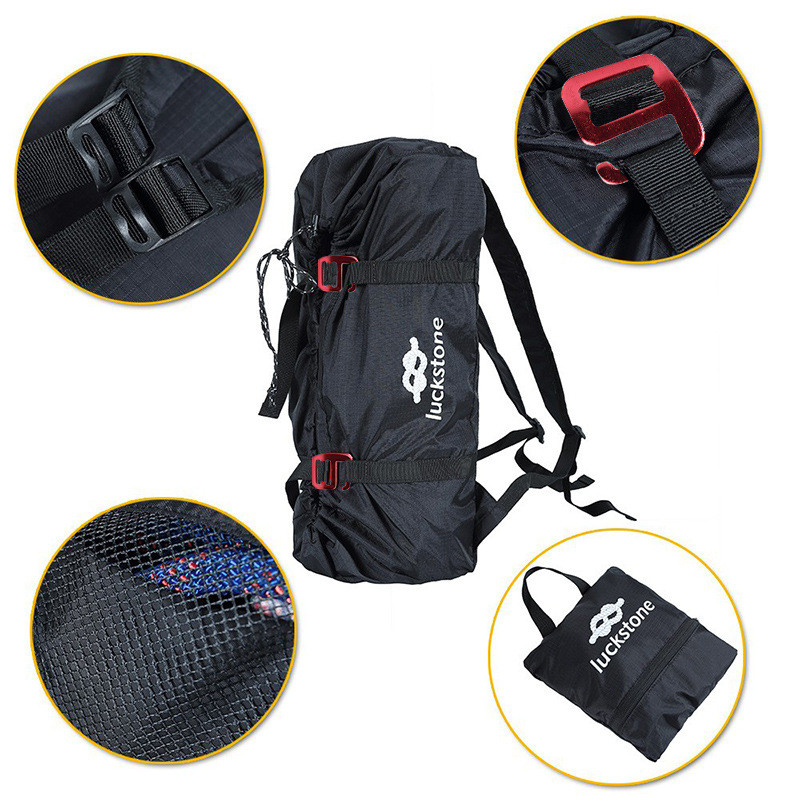 Rock Climbing Rope Bag Cord Carry Bag Hiking Shoulder Backpack Folding Portable terproof Backpack