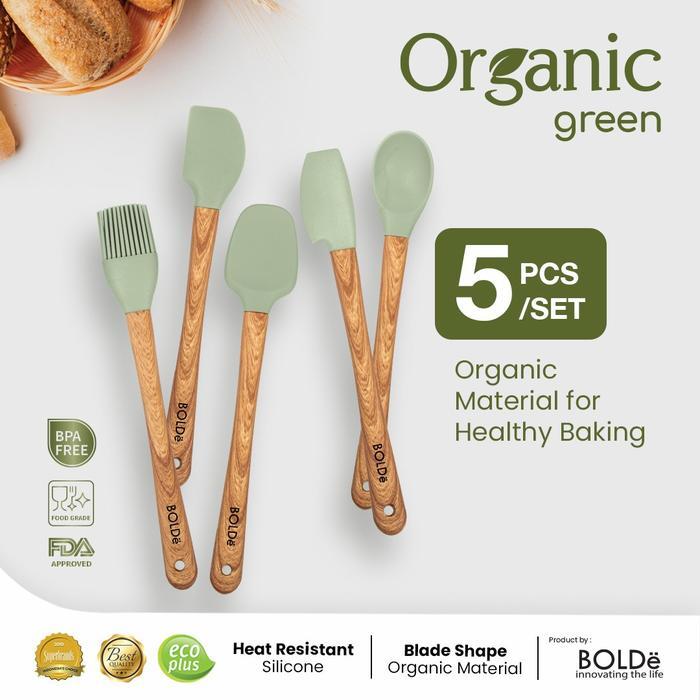 Bolde Organic Utensil Set 5Pcs Baking Tools Alat Masak