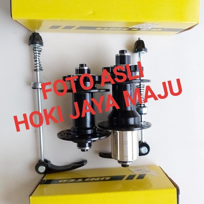 Free Hub 36 Hole Nap Raze Hitam United Bearing Jangkrik Sepasang Original Asli Baru