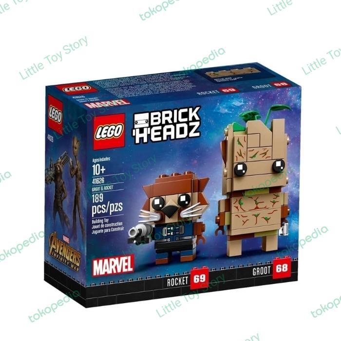 Lego Superheroes Brickheadz 41626 Groot & Rocket
