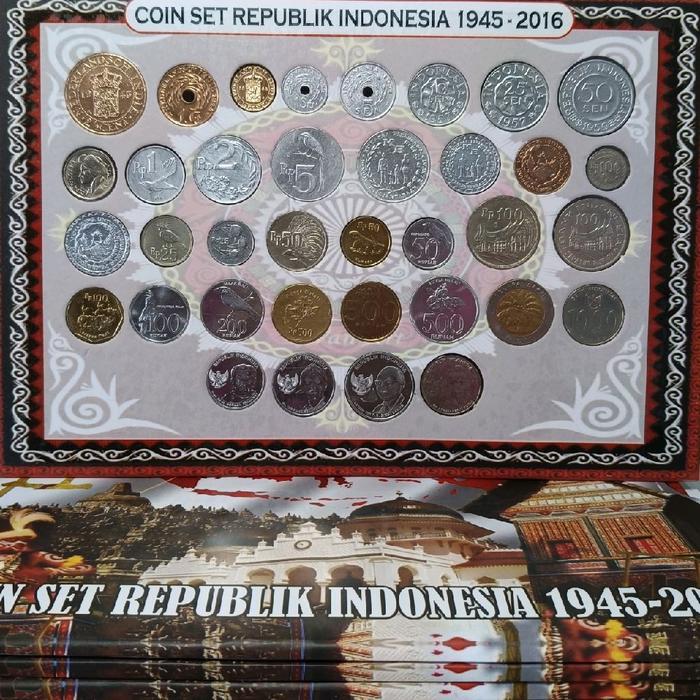 Promo Uang Kuno Koin Set Indonesia 1945-2016 Original