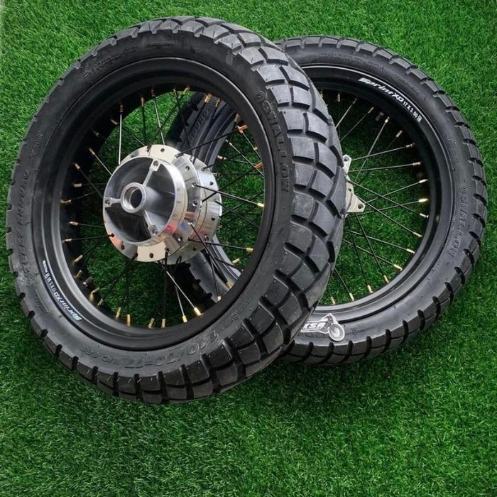 Velg Jari Jari + Ban Swallow Enduro XSR 155 - VELG JARI JARI + BAN + BOSHING