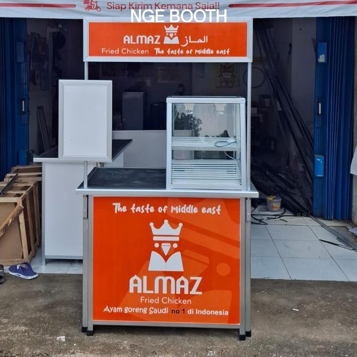 Booth Portable + Etalase Ayam Goreng