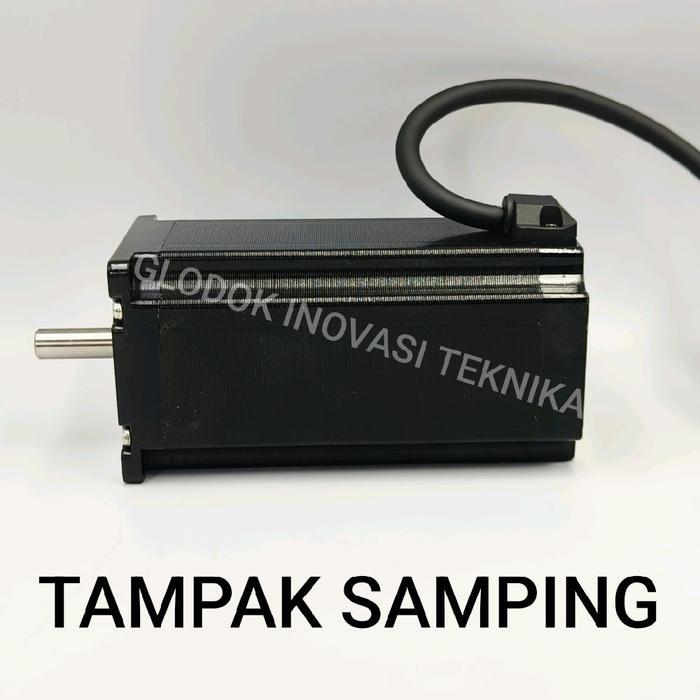 Bermutu Motor Stepper 57 Steper Nema 23 Nema23 Cnc Router 2 Phase Bipolar - Extra Long 112Mm