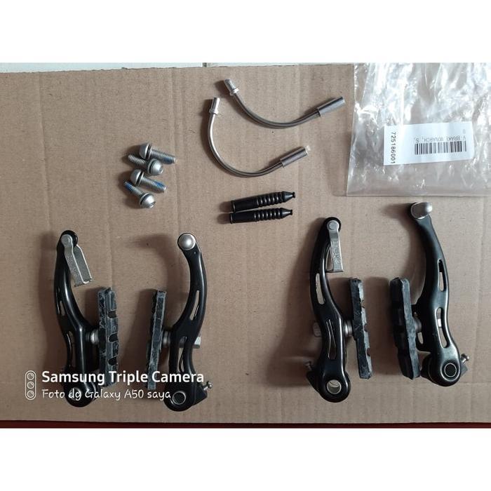 Rem V Brake / Rem Vbrake Set Polygon Sepeda Federal Mtb Ctb Bmx
