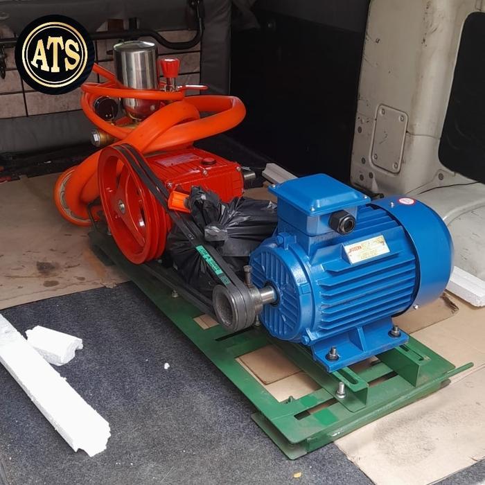 Pompa Sprayer Steam Sanchin 45 komplit dinamo  5.5 hp