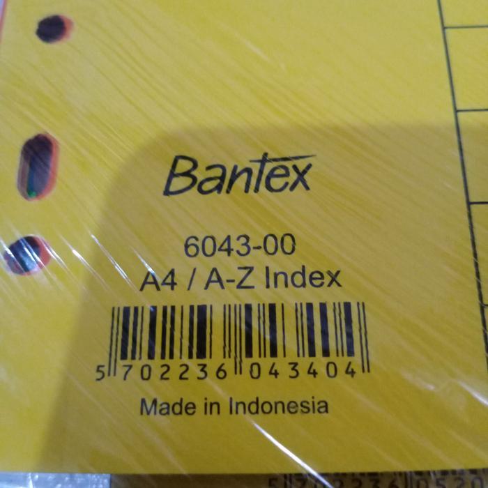 Divider Bantex A4 /A-Z Index
