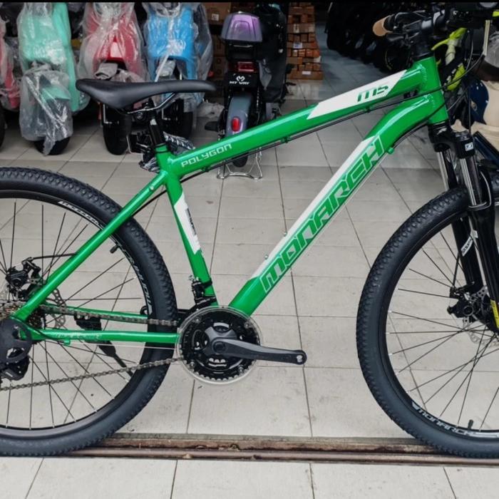 mtb 26 polygon monarch 5 polygon sepeda gunung 2021 new - Hijau