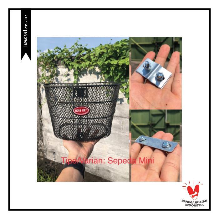 Promo Keranjang Jaring Besi Sepeda Mini, Mtb, Keranjang Pagar Premium