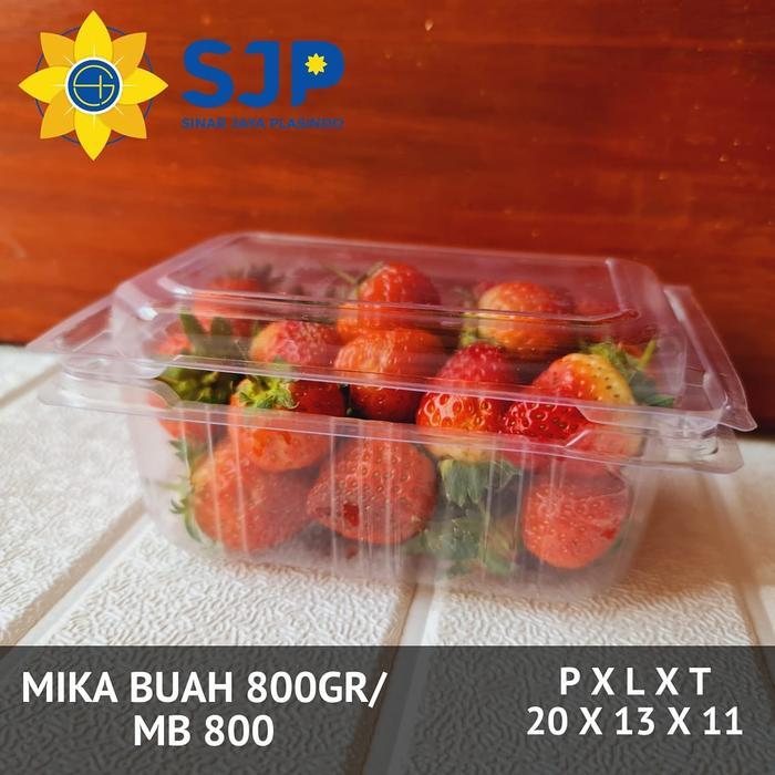 Mika Buah Strawberry 800 Gr Mika Stroberi Mb 800Gr