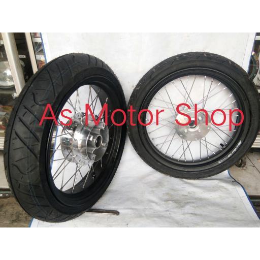 Velg komplit cb150r cbr150r new megapro new cb150r tromol plus ban
