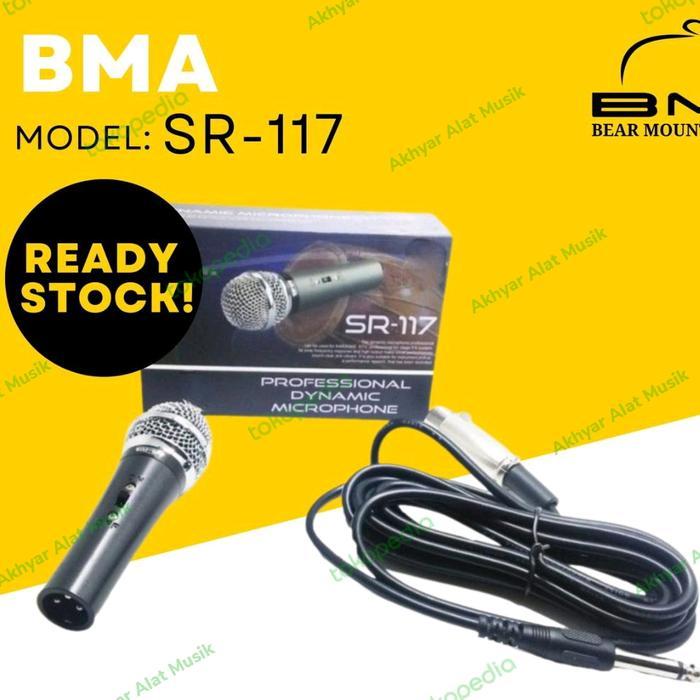 helennstore - Microphone Dynamic Mic Kendang DUT BMA SR 117 Original Mic Bass Hadroh Kode 1Kode