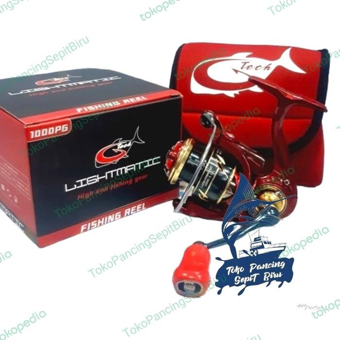 REEL SPINNING G TECH LIGHTMATIC 1000PG DRAG 8KG POWER HANDLE