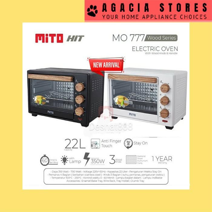 Ready Oven Listrik Mito MO 777 22 Liter Low Watt Oven Mito 777 Oven Mito HIT