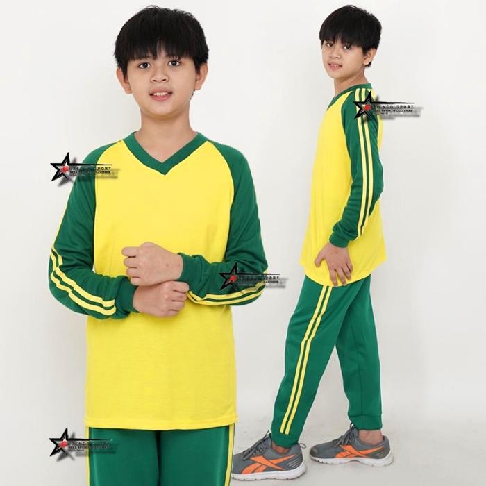 Baju Olahraga Anak Sekolah SD - Setelan Seragam Olahraga Anak Sekolah SD