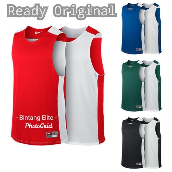 Tiento Wares - Baju Basket Polos Nike Jersey Basket Bolak Balik Ori