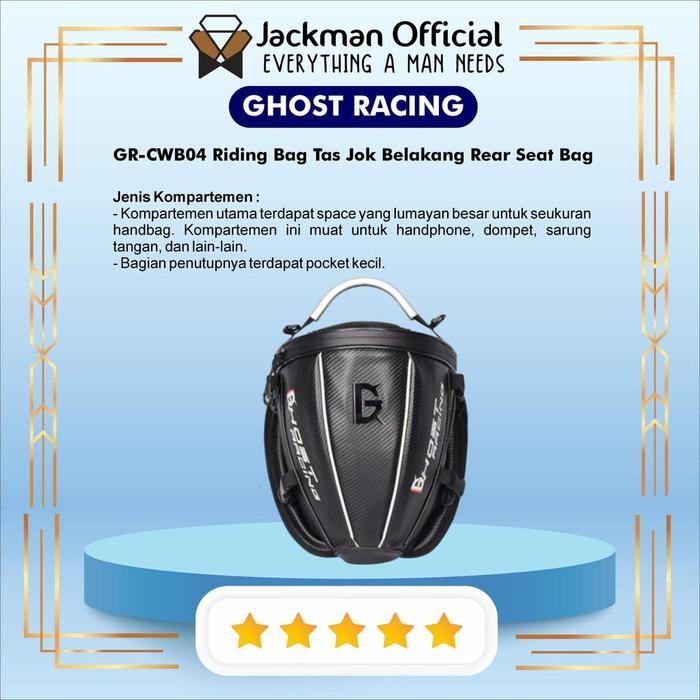 Ghost Racing Gr-Cwb04 - Riding Bag Tas Jok Belakang Rear Seat Bag