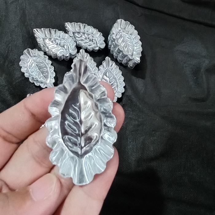 20Pcs Cetakan Kue Nastar Daun Kue Satu Aluminium