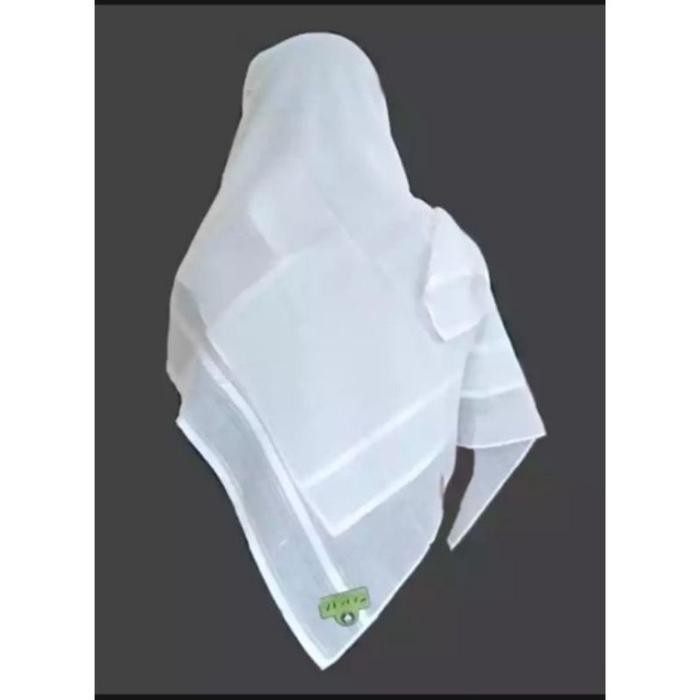 ASLI BEST/ Sorban Putih Polos Almas Arafat, Sorban Putih Persegi, imamah READY STOCK