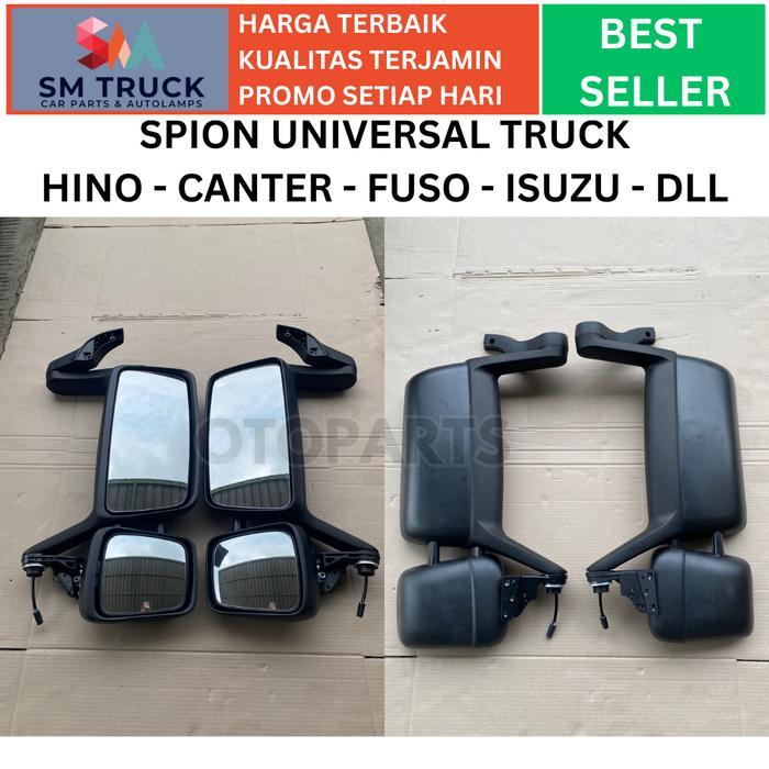 (Voo) Spion Set Modifikasi Truk Universal Untuk Hino Lohan Canter Fuso Isuzu Giga Elf Nmr Nkr Nissan