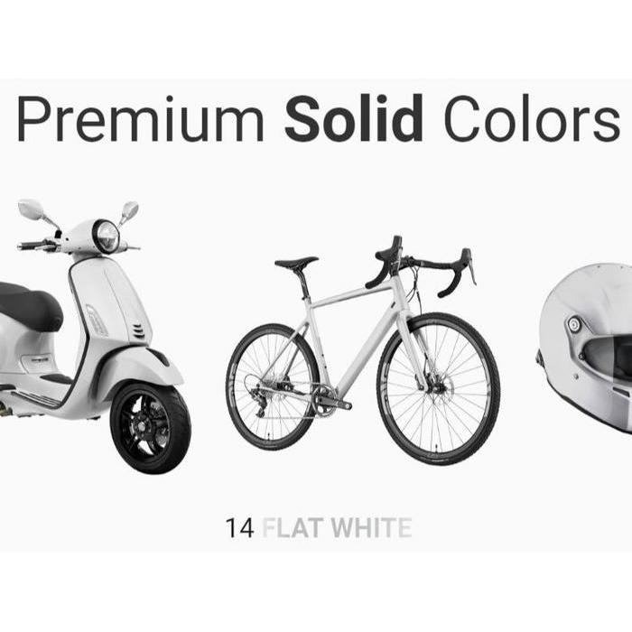 kytf- Autogard Flat White Putih Doff 14 - Cat Semprot Premium Motor Mobil Sepeda Helm Rumah