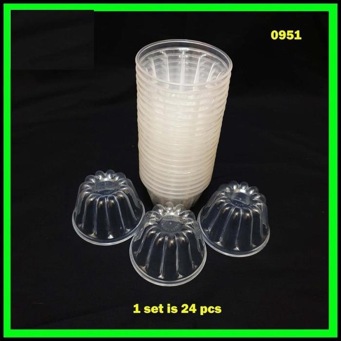 Cetakan Agar Puding Jelly Cokelat Ager Pudding Green Leaf 0951