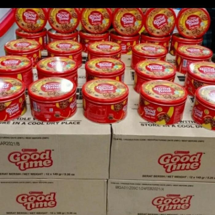 Good Time Cookies asoted 148 biskuit kaleng