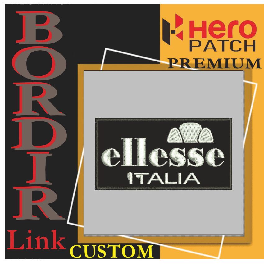 HP-450 PATCH BORDIR LOGO/EMBLEM ELLESSE ITALIA SPORTSWEAR