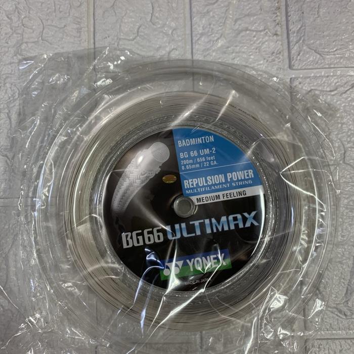 Senar Badminton Yonex Bg66 Ultimax / Bg 66 Ultimax Roll Sp Original Original
