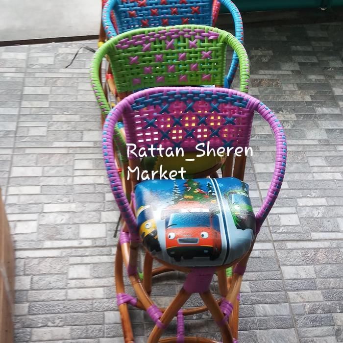 Bangku Rotan Anak Motor Matic