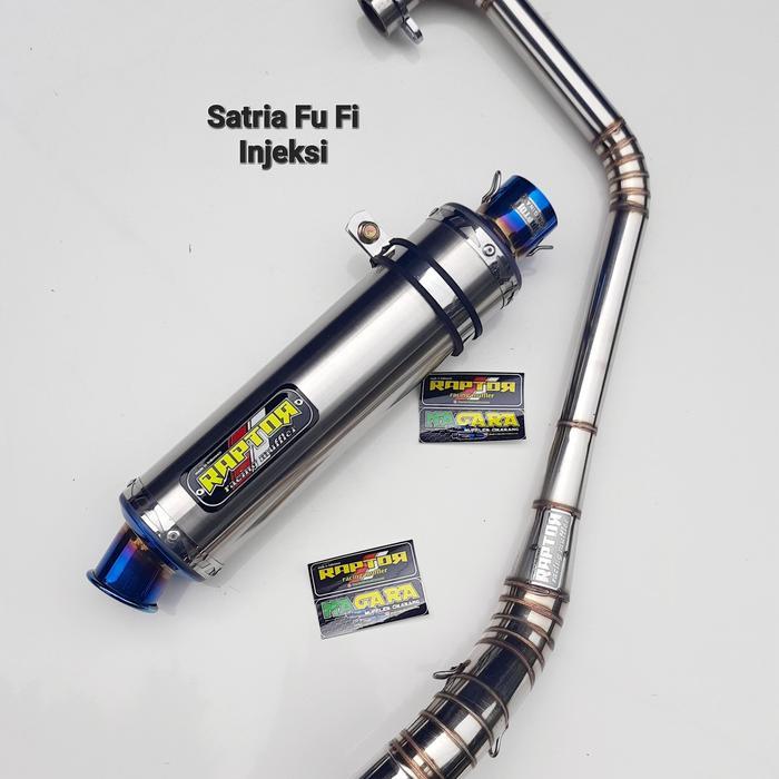 Knalpot Racing Stainless Satria Fu Fi Injeksi Original Raptor