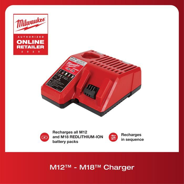 Milwaukee M12 M18 Combo Charger