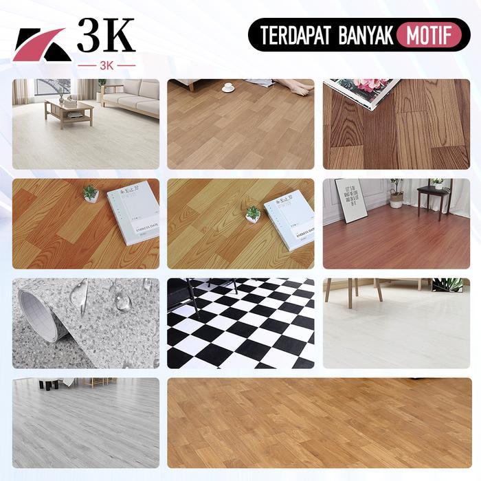 (3K Surabaya) Karpet Lantai Vinyl Tebal 0.7Mm Uk 50X200Cm Waterproof Bisa Custom Ukuran