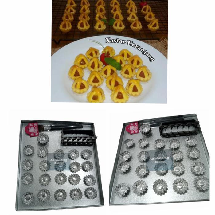 cetakan kue nastar keranjang set komplit