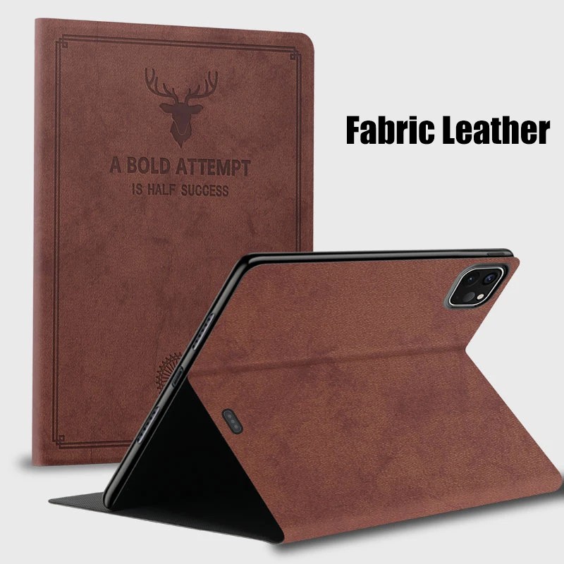 Fabric Leather Case For Mi Pad Mipad 6 Pro 11In 5 4 Plus 10.1 Redmi Pad 10.6 Tablet Flip Cover Stand