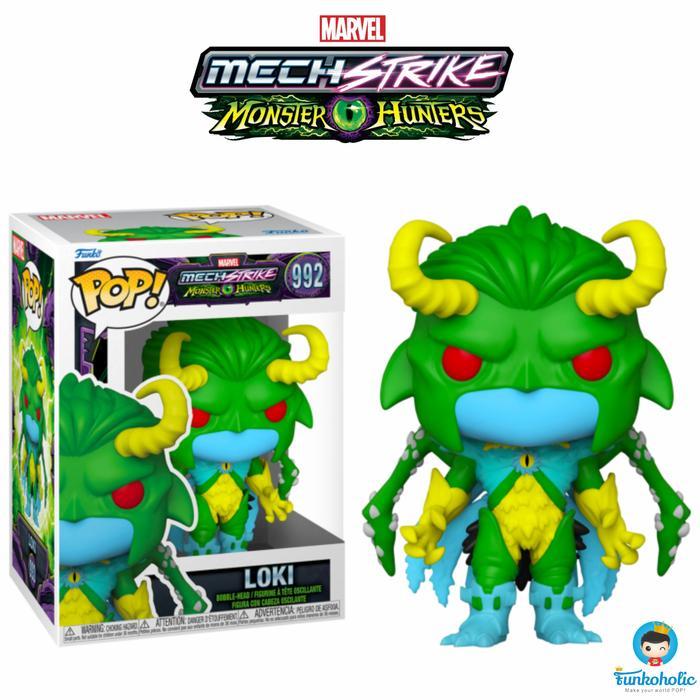 Funko Pop Marvel Mech Strike Monster Hunters - Loki #992