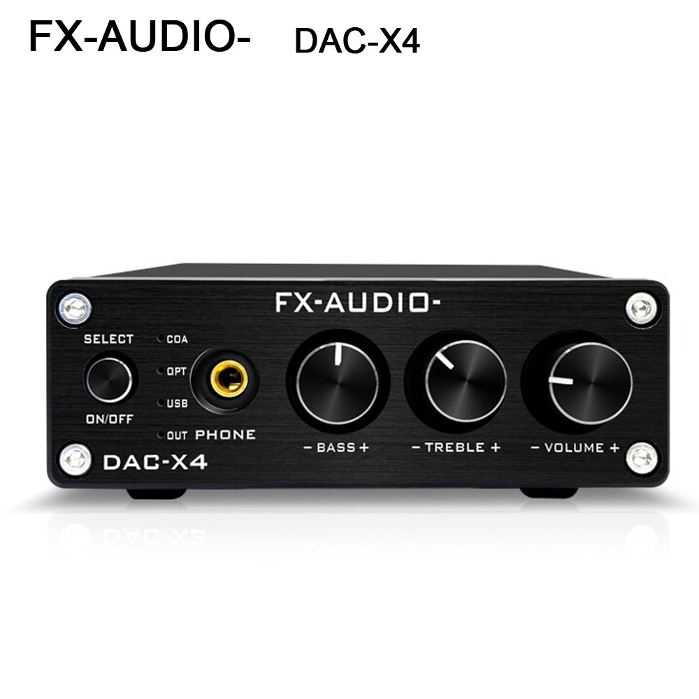 FX-AUDIO- DAC-X4 USB DAC Headphone AMP Desktop Amplifier Decoder