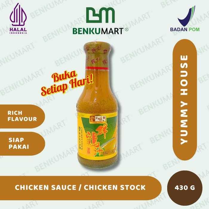 Yummy House Chicken Stock Sauce (430 gr) Saus Bumbu Rasa Ayam Cair Siap Pakai (430g)