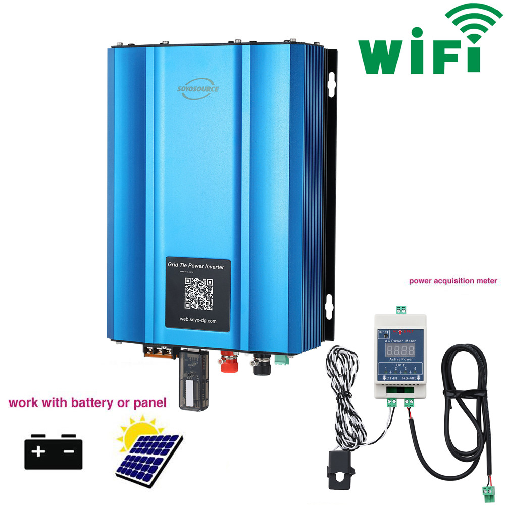1000W Grid Tie Inverter with Limiter MPPT Pure Sine Wave Solar Panel