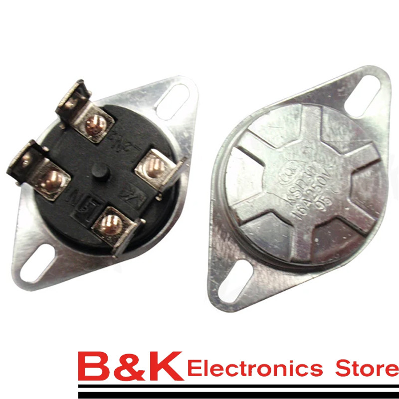 1PCS/5PCS/10PCS KSD302X/KSD302T 75/85/90/92/93/95/105degree20A Manual Reset Temperature Thermal