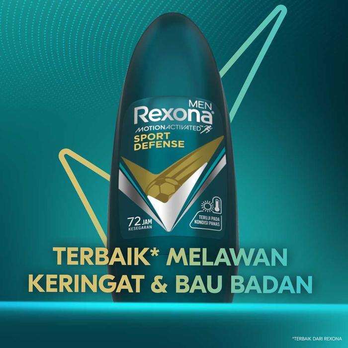 i0cc- Rexona Men Anti-Perspirant Deodorant Roll On Sport Defence 45Ml Twinpack