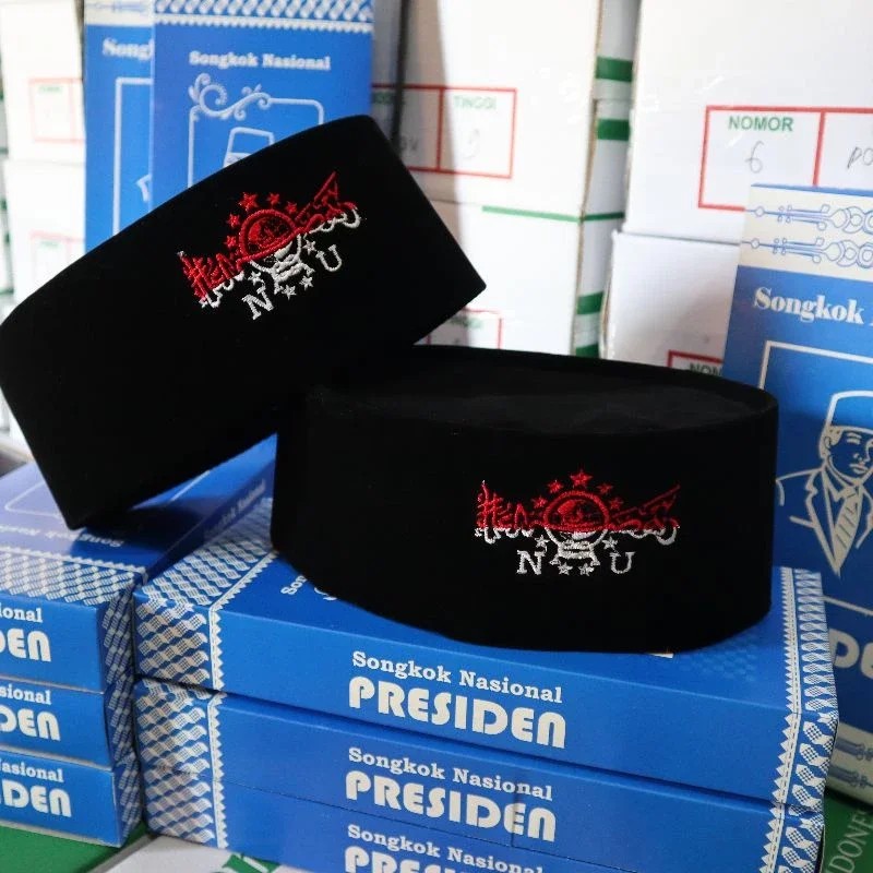 Peci Nu Anak Merah Putih/Kopiah Anak Laki Laki Bahan Buludru Kontesa