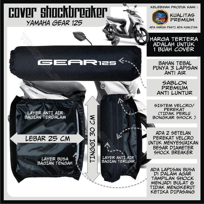 SARUNG PELINDUNG COVER SOKBREKER SHOCK BREAKER BELAKANG MOTOR MIO GEAR
