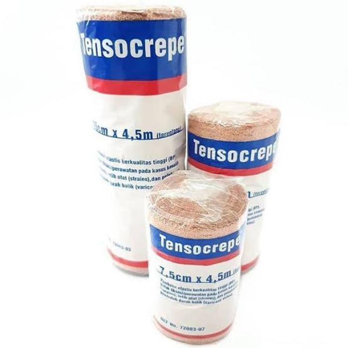 Sedia tensocrepe 7,5cm x 4,5m / perban elastis / perban coklat / perban kain