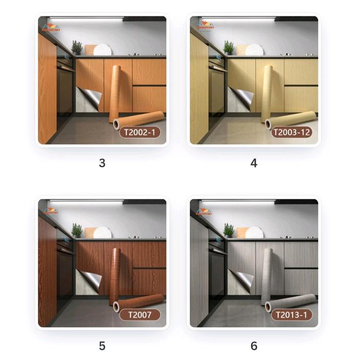 ventra- Super Murah Hpl Sticker Meja Kayu / Pelapis Meja Dinding Pintu Lemari Serbaguna