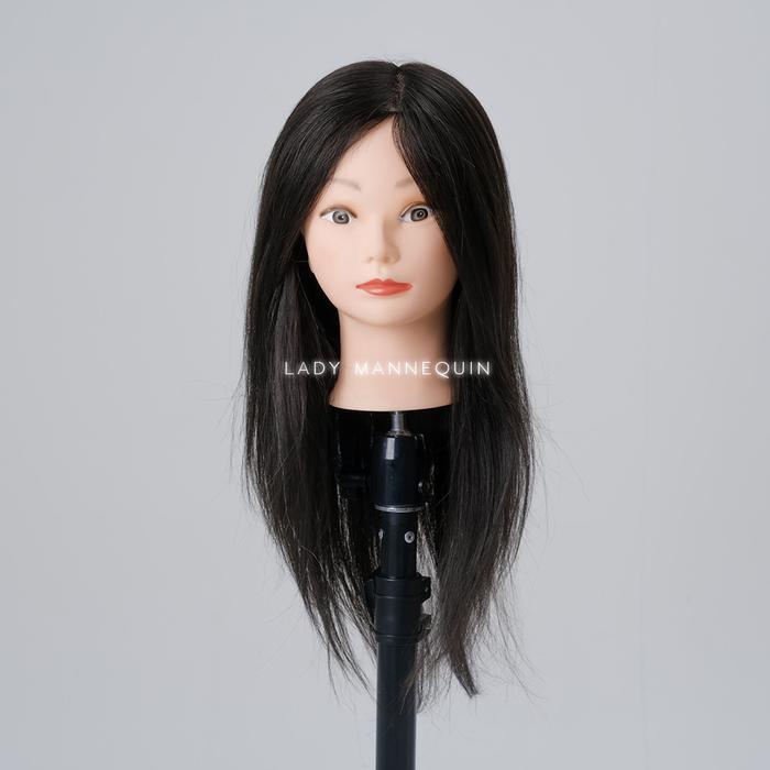 Lady Mannequin (Beatrix) Patung Rambut Hairdo / Manekin Rambut Sanggul