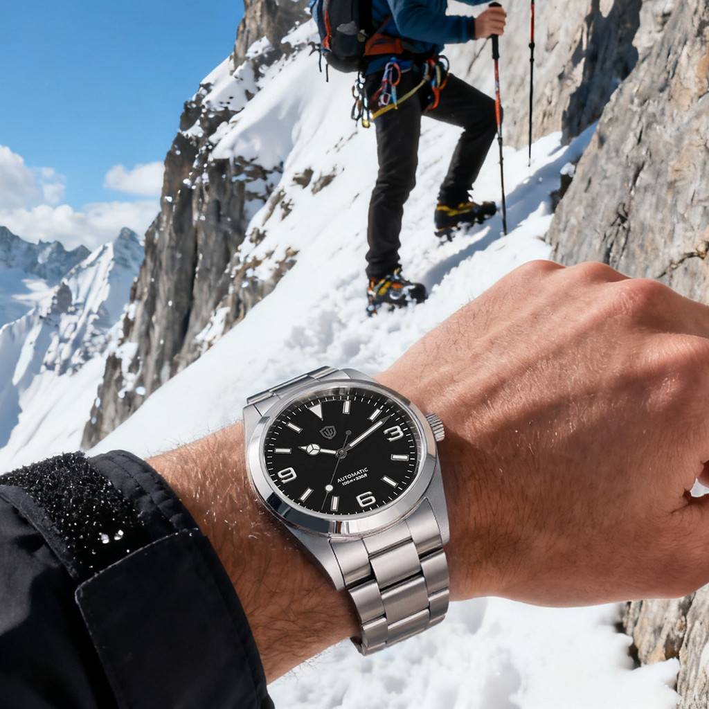 Watchdives WD6610 Luxury Watch Miyota 9015 Movement Mechanical Watch Stainless Steel 100m Waterproof
