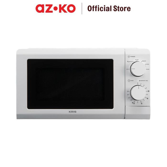 AZKO Kris Microwave Low Watt 20 Liter - Putih Pemanas Makanan Microwave Oven Microwave Pemanas Cepat